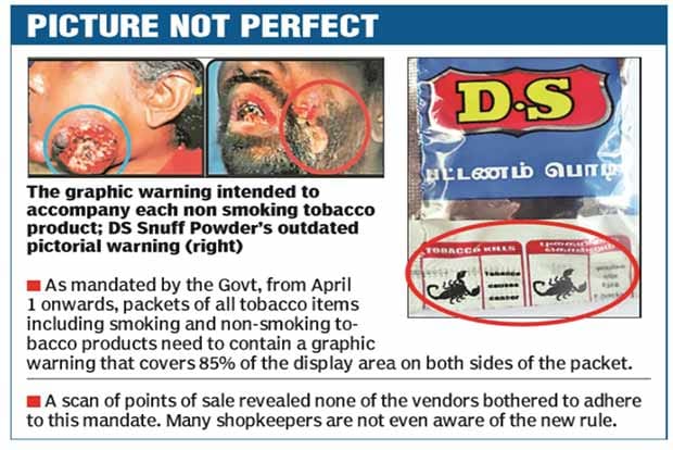 d&s tobacco Maker of snuff powder flouts tobacco warning guidelines