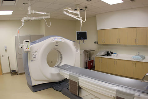 Representative image of a CT scanning machine