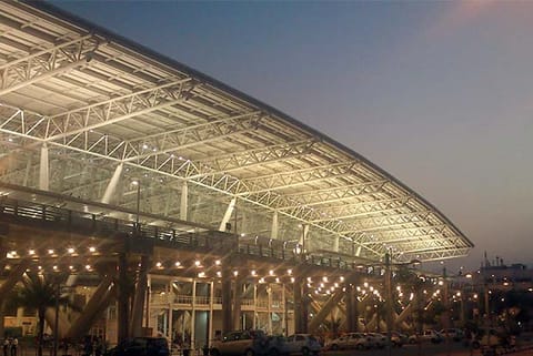 A file photo of the Chennai airport after expansion