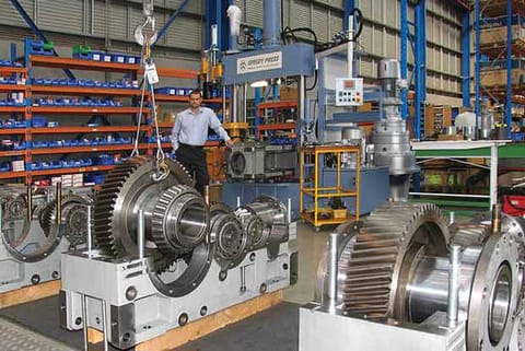 File photo of the Bonfiglioli Transmissions factory