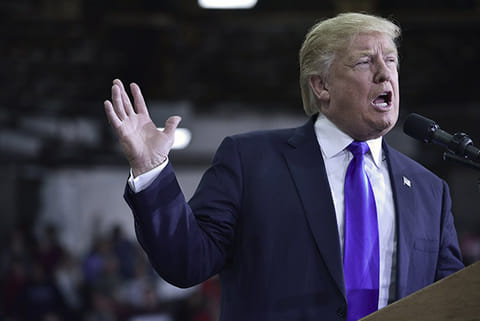 US President Donald Trump