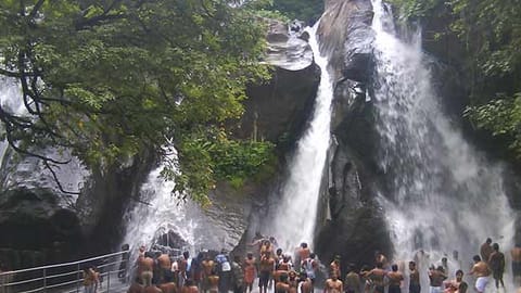 File photo of Courtallam water falls