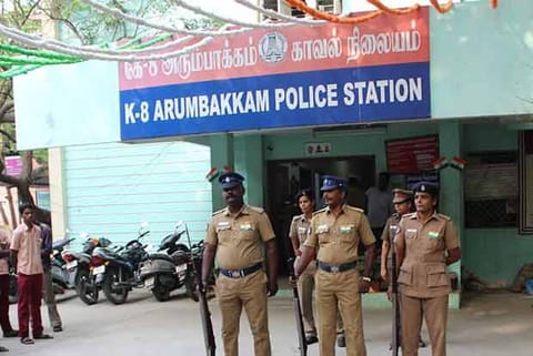 File photo of Arumbakkam Police Station