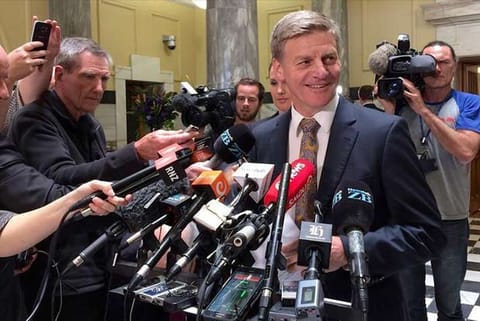 New Zealand Finance Minister Bill English was confirmed as the country's new prime minister