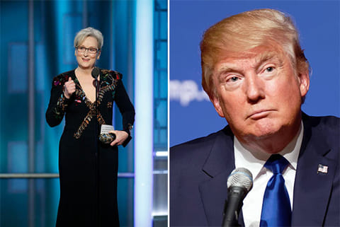 Meryl Streep and Donald Trump