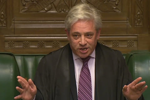 House of Commons Speaker John Bercow