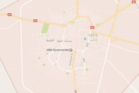 Map of Idlib (Image: Google Map)