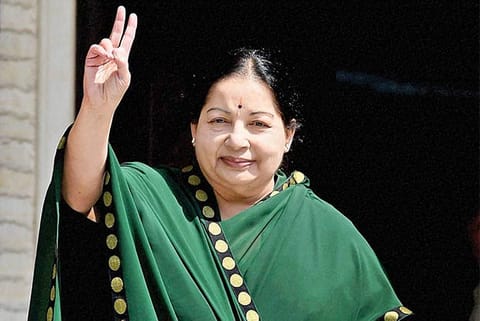 Late Chief Minister J Jayalalithaa