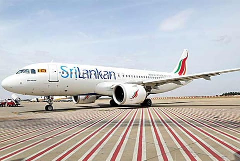 The SriLankan Airlines flight&nbsp;