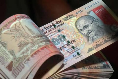 Scrapped 1000 rupee notes