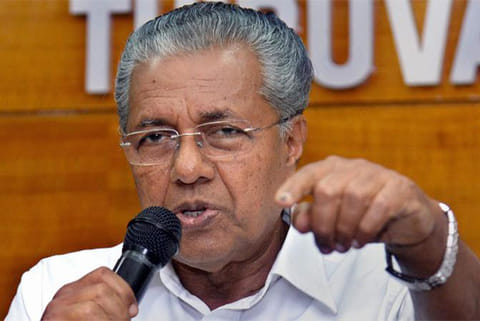 Kerala Chief Minister Pinarayi Vijayan