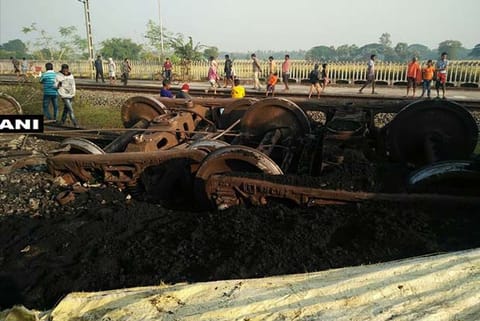 Goods train derails in Odisha