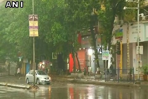 Visuals of rain from Mumbai's Andheri