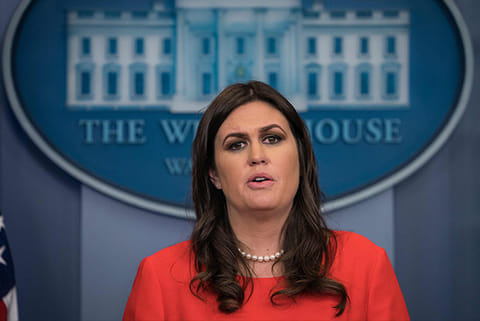 White House Press Secretary Sarah Sanders
