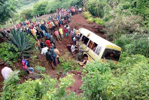 30 dead in central Kenya bus crash