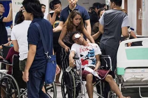Nearly 200 hurt in Philippine New Year revelry despite
