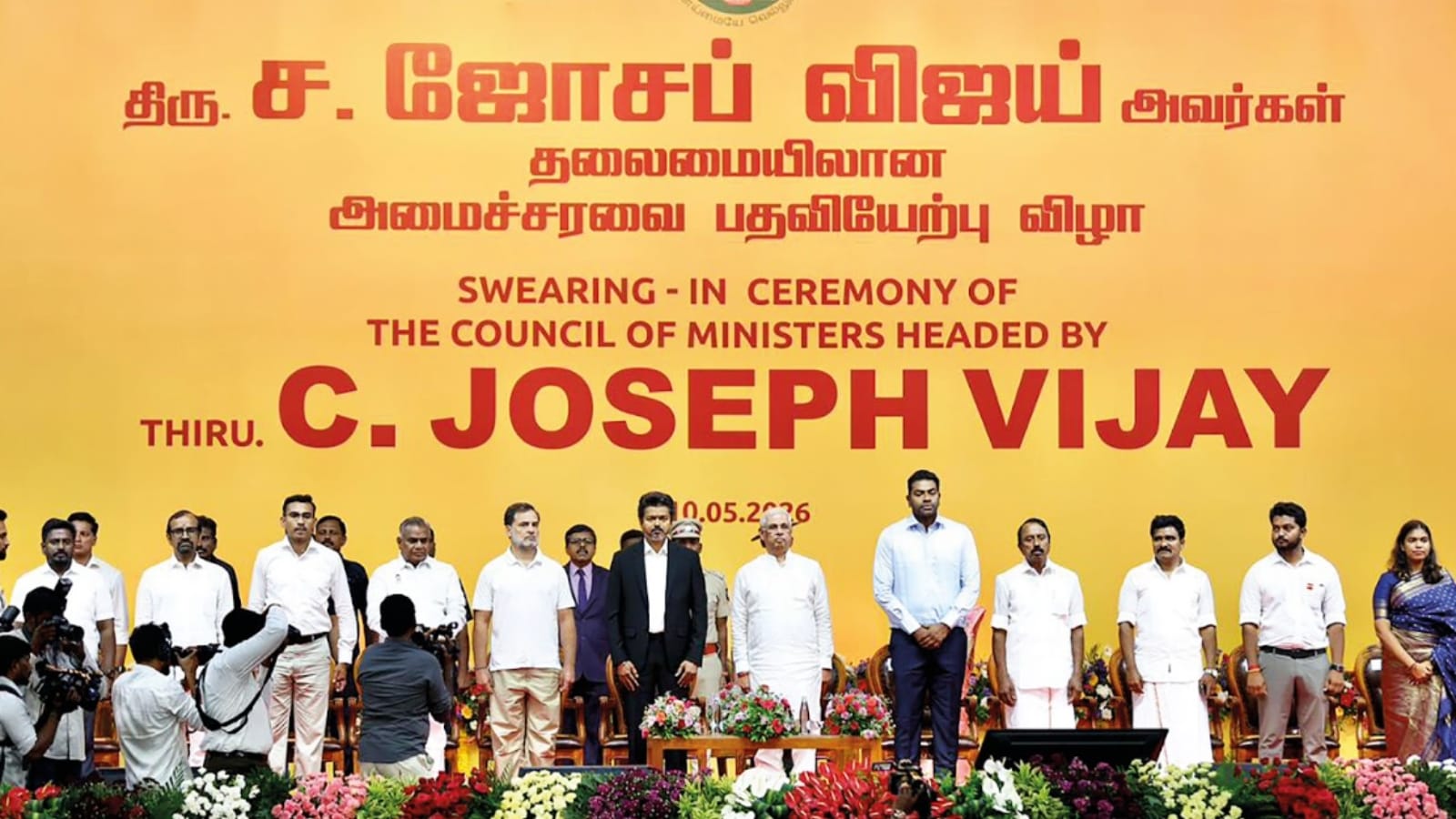 Headline: Vijay’s first line: The 9 faces shaping Tamil