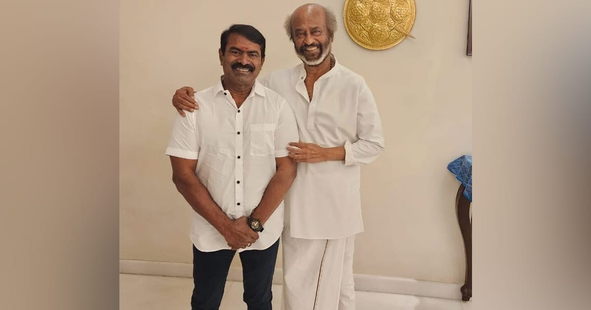 NTK chief Seeman meets Rajinikanth at his residence amidst political buzz