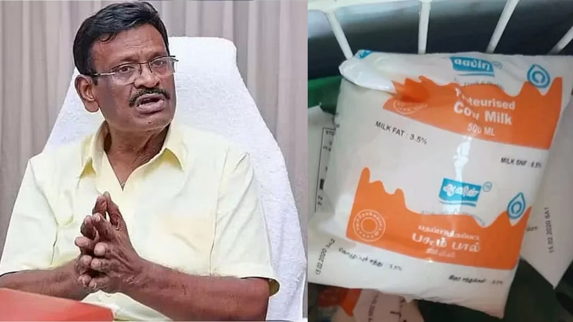 No shortage of Aavin milk in TN, says Minister Nasar