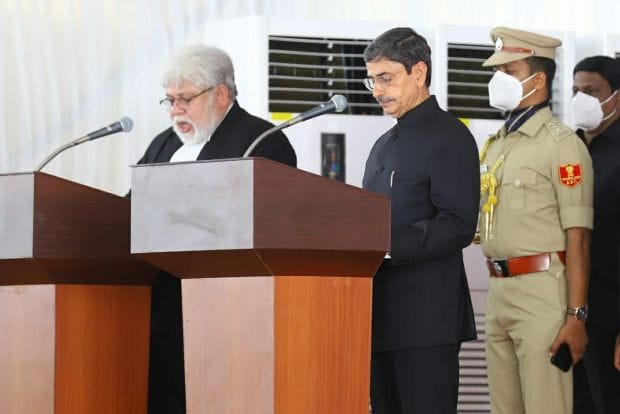 RN Ravi sworn-in as Governor of Tamil Nadu