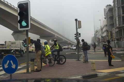 The lowest temperature recorded early morning today was 23.5°C in Raknah, Al Ain.