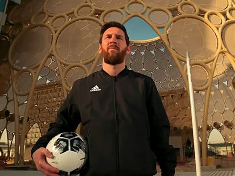 Lionel Messi featured in a countdown video for the Expo 2020 Dubai. Picture used for illustrative purposes.