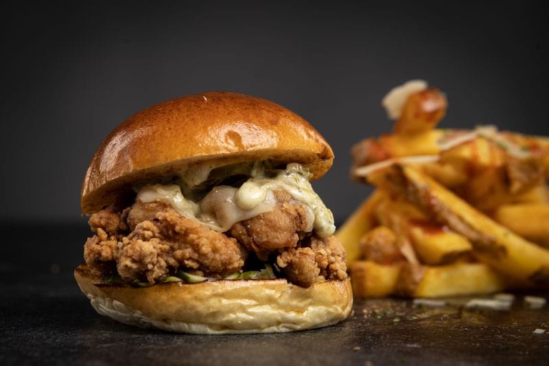 Chef izu chicken burger