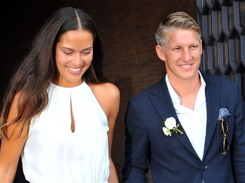 Ana Ivanovic and Bastian Schweinsteiger.