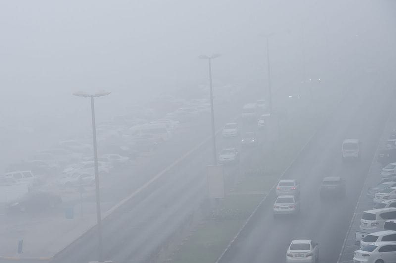 Fog in Sharjah