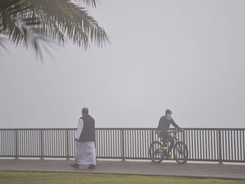 The National Centre of Meteorology warns of foggy mornings in the coming days across the UAE. Motorists are urged to drive with caution, while early morning walkers and joggers should take extra care to stay safe in low-visibility conditions.