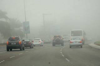 Dubai Police warn motorists as dense fog raises accident risks