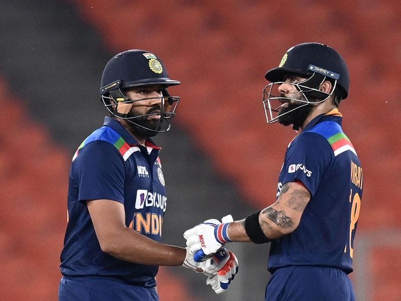 Rohit Sharma and Virat Kohli.
