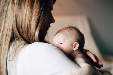Newborns can crawl to their mum's breasts within the first hour of life and get their golden feed in a practice that is now shown to have many benefits than the normal skin-to-skin breastfeeding. Picture used for illustrative purposes. 