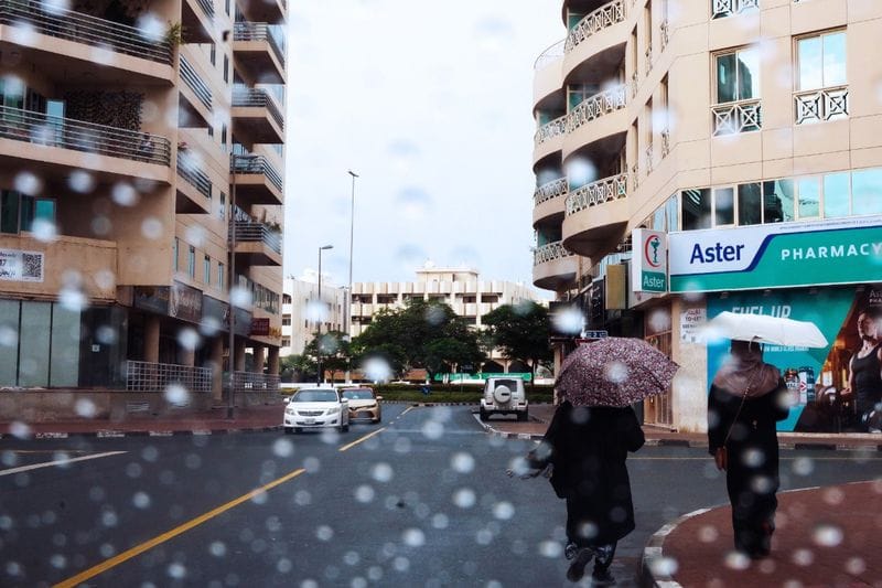Rain in Dubai 
