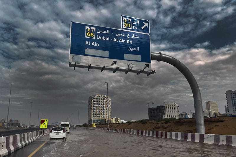Rain in Dubai