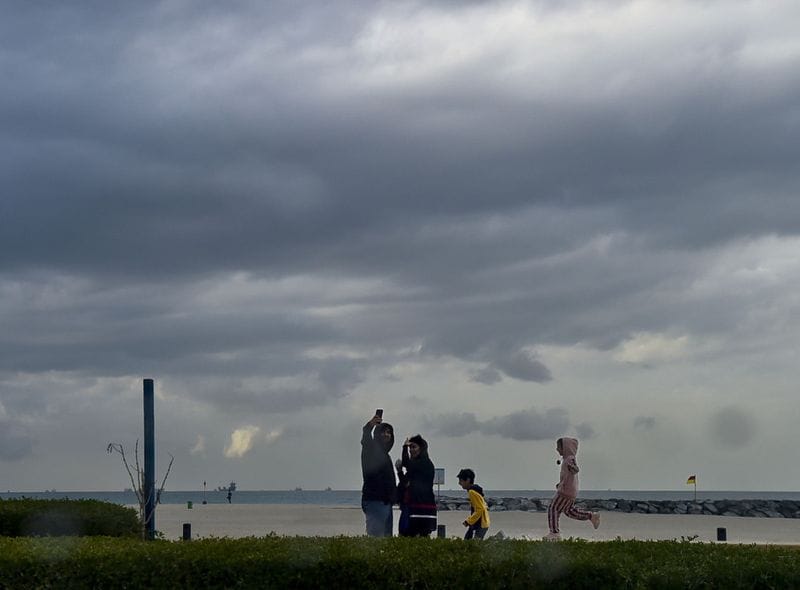 Light to moderate rain is expected in parts of the country, with a noticeable dip in daytime temperatures in several regions.