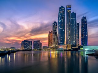 Drone debris hits Etihad Towers after interception in Abu Dhabi