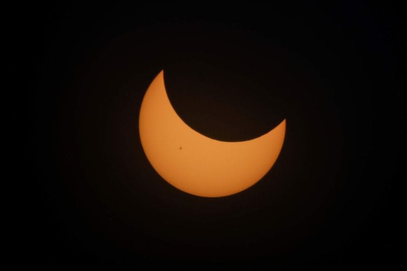 An annular solar eclipse 