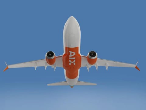 Air India Express aircraft launches a mega sale with discounted India–UAE fares.