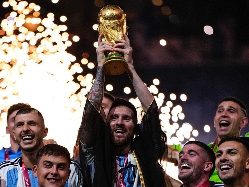 Argentina emerged champions at the 2022 Fifa World Cup.