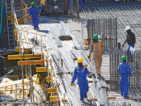 Construction workers at a site in Dubai. (Photo for illustrative purposes only)