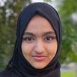 Sarah Jamshid, a 17-year-old student, from the Indian High School, Dubai