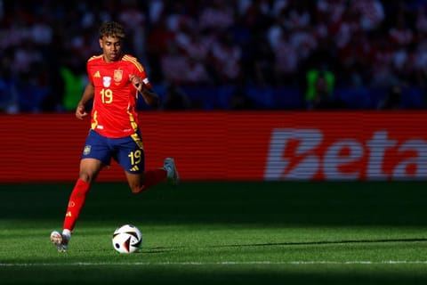 All eyes will be on Spain's forward Lamine Yamal during the Nations Cup semi-finals against France in Stuttgart on Thursday.