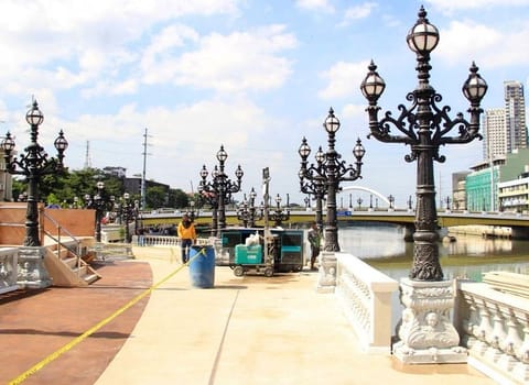 A view of the Pasig River esplanade in Manila undergoing redevelopment to help boost domestic and international tourists.