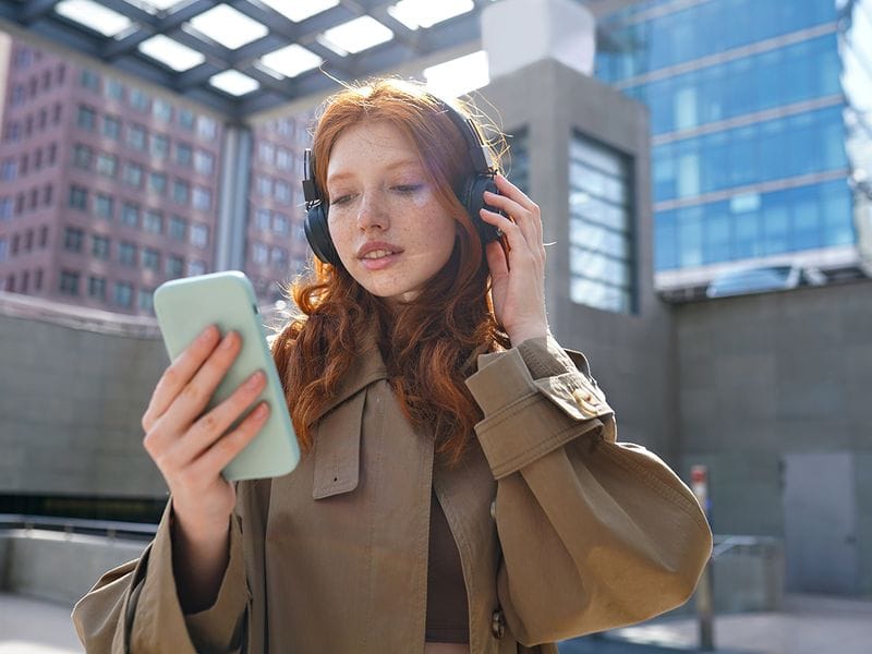 Woman on the phone