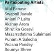 The participating artists
