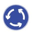 Roundabout sign