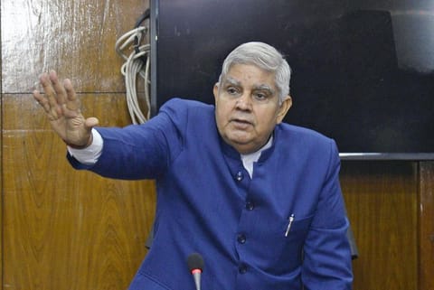  India's vice-President Jagdeep Dhankar cited health reasons for stepping down last week, but it was quite clear that this was not the case. 