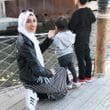 Zeyna Sanjania says that her little boy has settled in much more easily into school this year compared to previous years