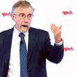 Princeton University professor and the 2008 Nobel Memorial Prize winner, Paul Krugman speaking on World Economy in 2015 at Arab Strategy Forum, in Dubai on Sunday. 